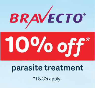 10% OFF any Bravecto products promotion